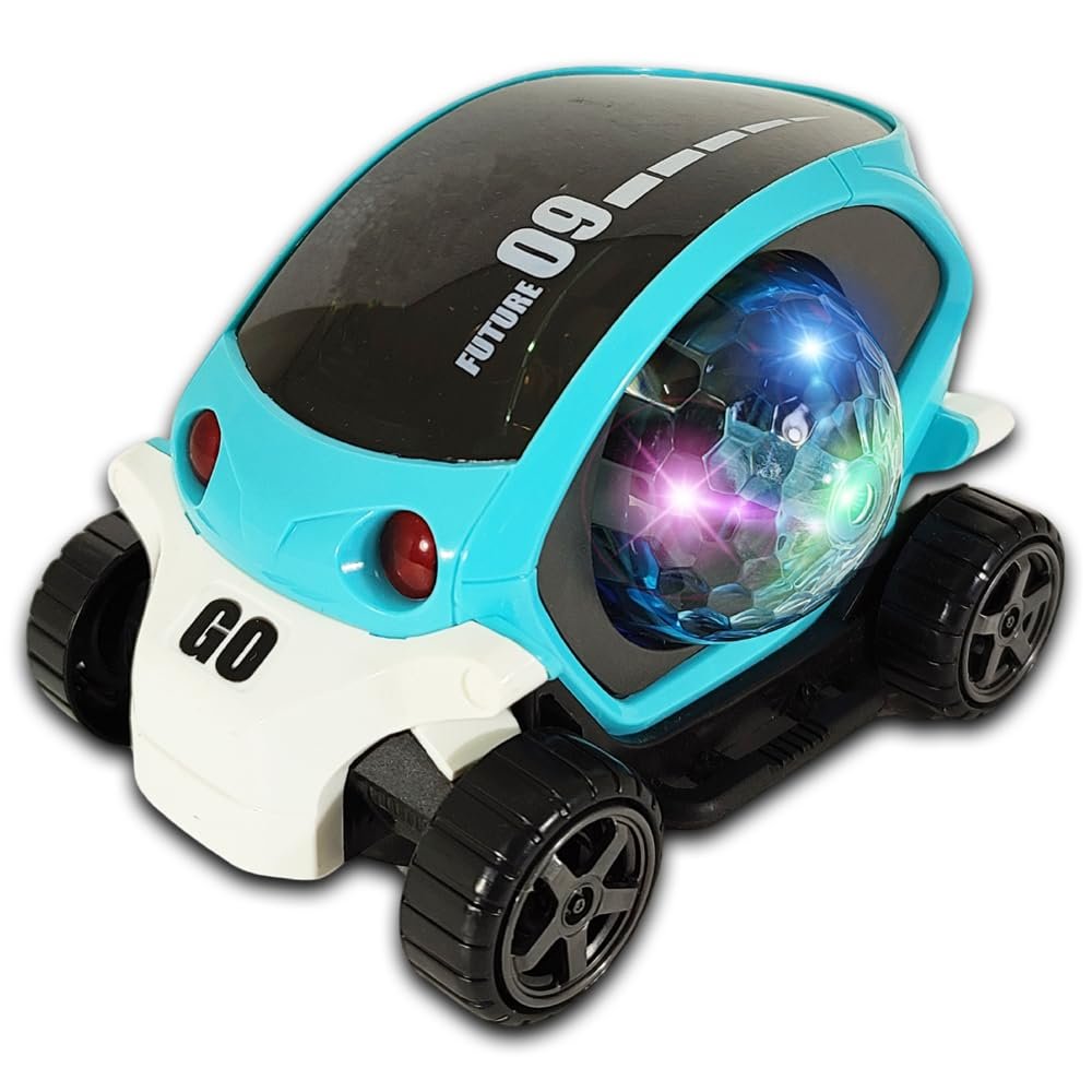 Concept 01 Light & Music Stunt Car Toy – Automatic 360° Spin Action, Vibrant 4D Effects, and Fun Sound Effects for Kids 8899128