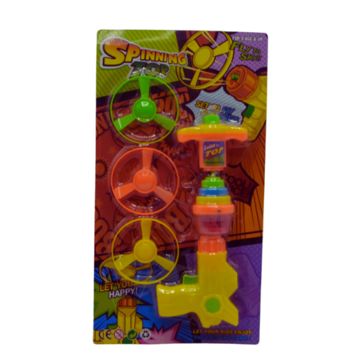 2-in-1 Spinning Launcher Play Set