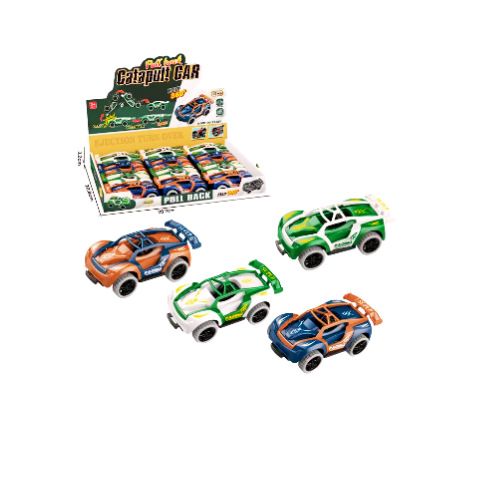 Stunt Vehicle Racer – Pull Back 9cm Flip 360 Stunt Car – Colorful 4-Color Options with Powerful Impact Drive -690107 - Image 3