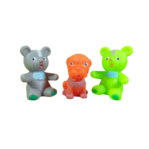 PVC Mama Papa Amazing Animals ChuChu Toys for Kids – Pack of 3-3003