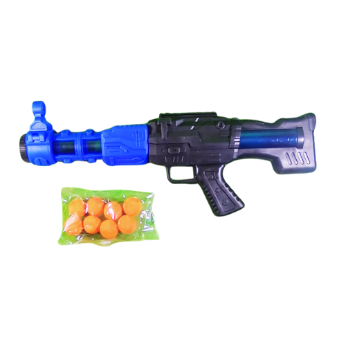 Large Gun Toy with 8 Soft Bullets-11512