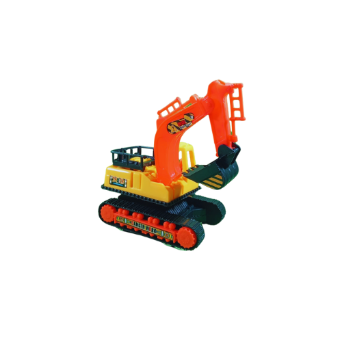 360° Rotation Small Electric Excavator Construction Crane Toy – Friction Powered-11111
