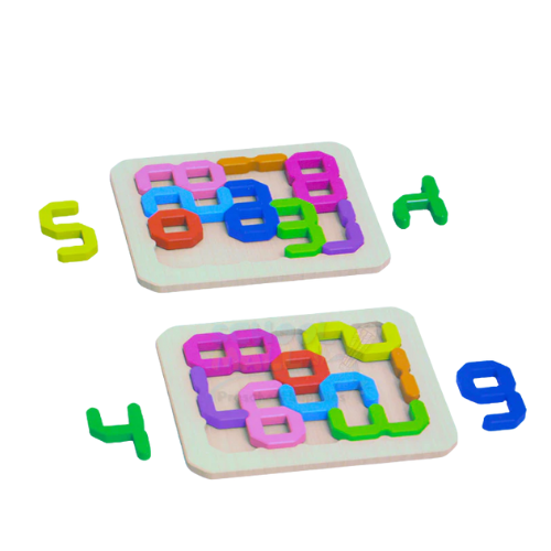 Numerals Blocks Face-to-Face Game for Kids-4