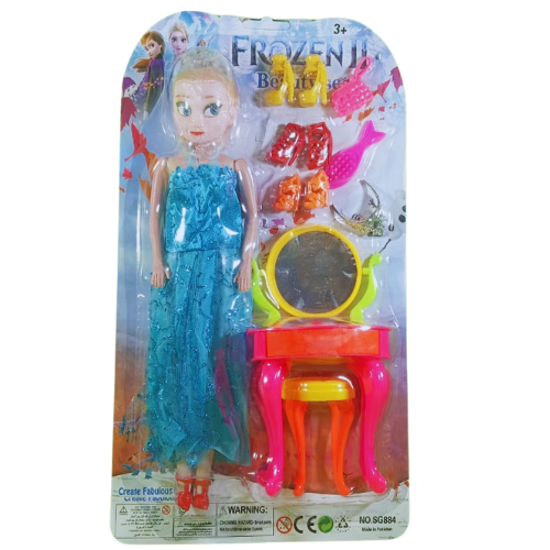Beautiful Frozen Doll Set with Accessories-883