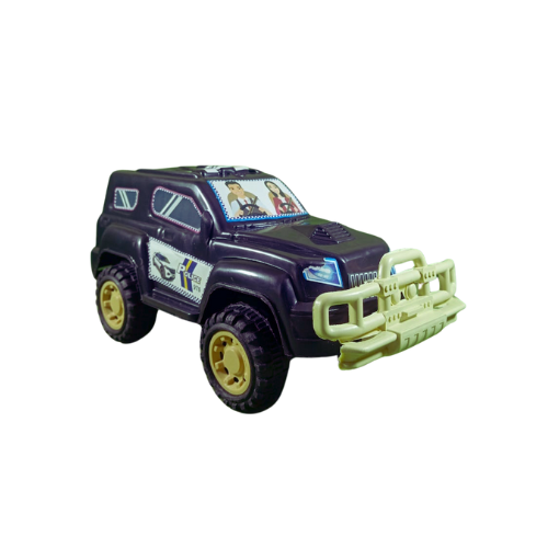 Police Jeep Toy – Black Plastic-970