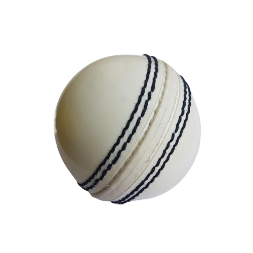 White Synthetic Practice Hard Ball White and Red- Perfect for Indoor & Outdoor Play-3510