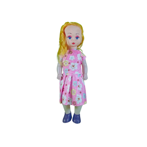 Beautiful Doll with Long Hair & Colorful Frock-2200