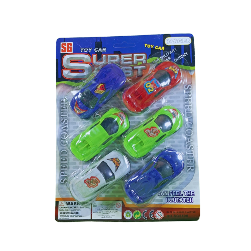 6 Pcs – Pull Back Car Toy Set for Kids-5500