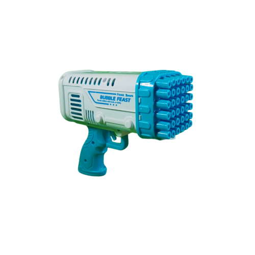 Electric Water Blaster Bubble Gun Toy – Bazooka Bubble Machine Gun with 8 & 36 Holes – Battery Operated Fun for Kids-218865