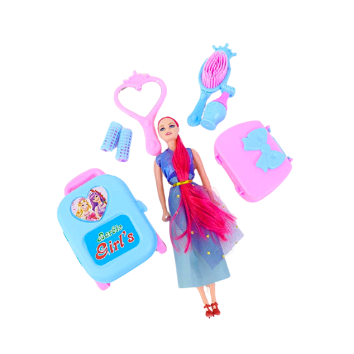 Barbie Doll Set for Girls – Fashion & Accessories-7711