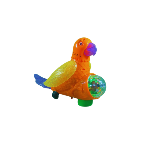 Musical Electric Parrot with Multicolour Flashing Lights-600