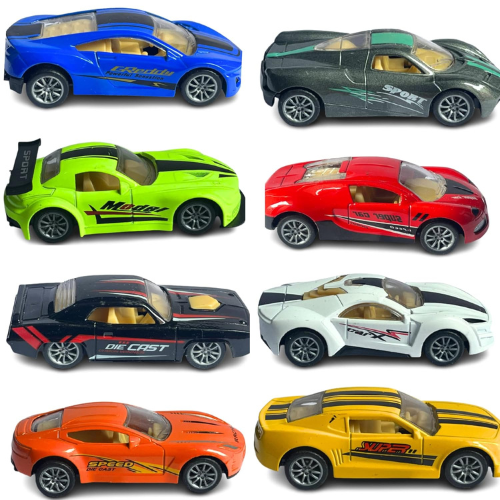 Die-Cast Super Speed Metal Racing Car – Pack of 4-324
