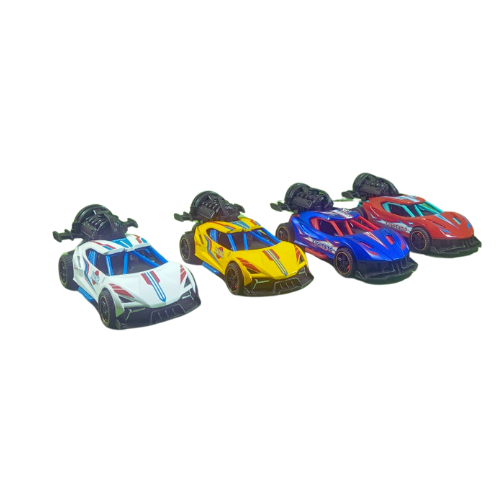 Pull Back Metal Smog Car– Different Colors-663287